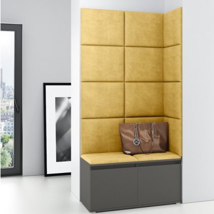 šedá předsíň AMY 2 s caluněnými panely trinity18