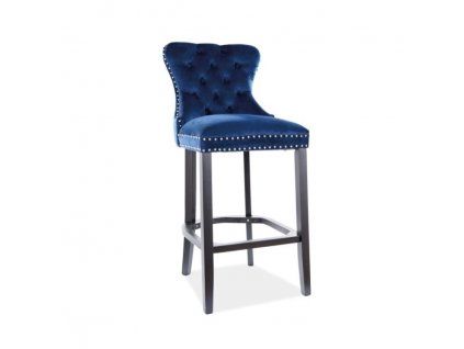 barova židle srpen h1 velvet modra