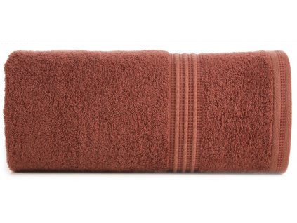 oranžová sada ručníků mela 70x140cm s pasíkem