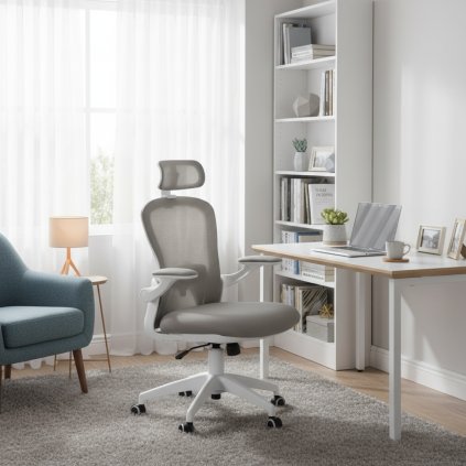 kancelářské-křeslo-q-070-v-šedém-design