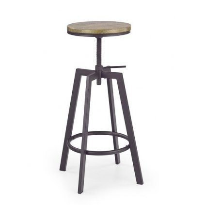 Jednoduchá výškově nastevitelná barová židle COFFE