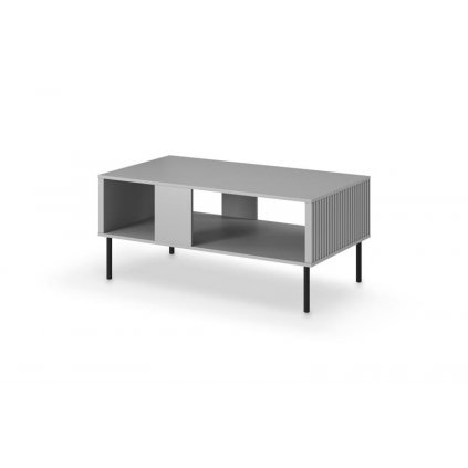 Výjimečný konfereční stolek ASHEN LAW 1, v nadčasové šedé barvě