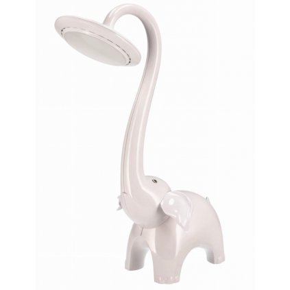 dětská stolová lampa slon bílá