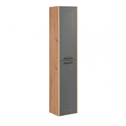 vysoká koupelnová skříňka MADERA Grey 800