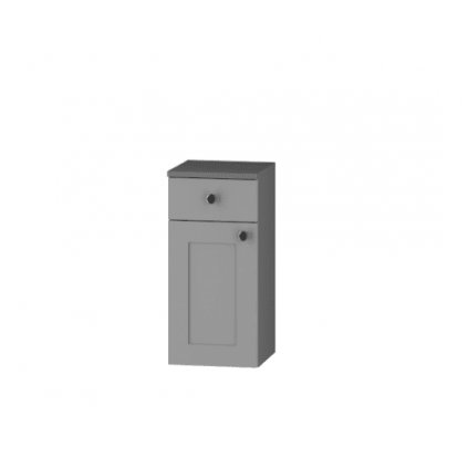 nízká koupelnová skříňka SENJA D30 S1 šedá