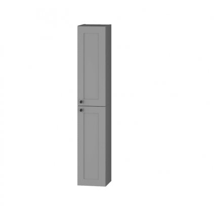vysoká koupelnová skříňka SENJA W30 SL šedá