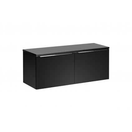 koupelnová skříňka s deskou d120 1 santa fe black