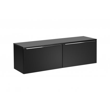 koupelnová skříňka s deskou d160 1 santa fe black