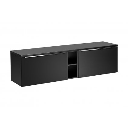 koupelnová skříňka s deskou d180 1 santa fe black