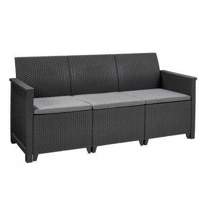 moderní pohovka ALODIA seater sofa 3 grafit