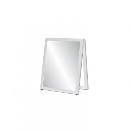 menší stojaté zrcadlo ZINA 40x50 cm bílá