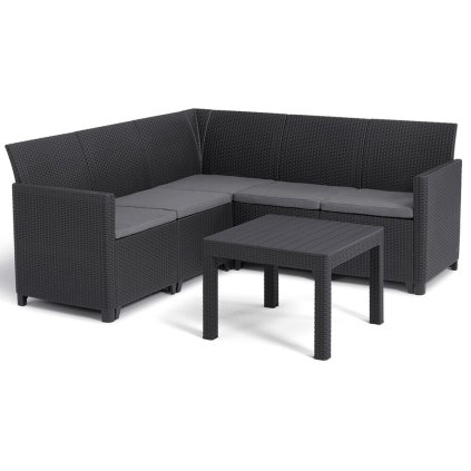 470193 zahradny set marianne 5 corner small table grafit