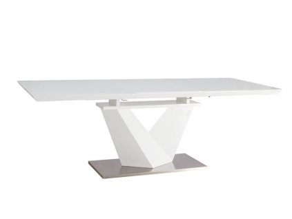 moderní bílý jídelní stůl ALARAS III