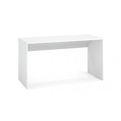 jednoduchý psací stůl NEVY bílý 140