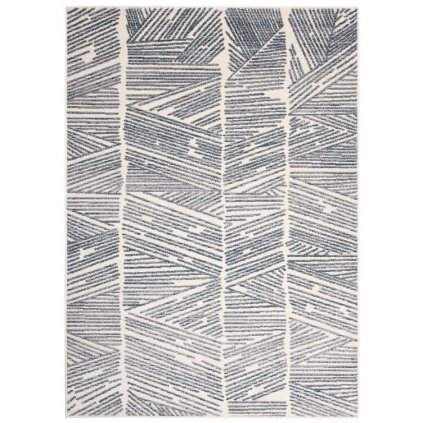 moderní koberec fika 78864 v šedo modré barvě