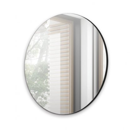 zrcadlo k toaletnímu židli navene cerny ram