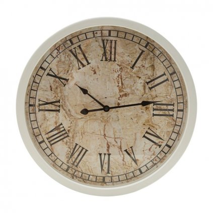Dekorativní hodiny 67 v béžové barvě 40 cm