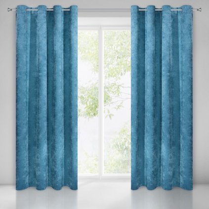478212 zatemnovaci zaves anisa k modra 140 x 250 cm