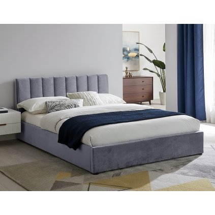 výjimečná-manželská-postel-montreal-velvet-160-šedá