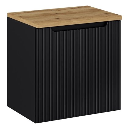 koupelnová skříňka s deskou nova black d60 3