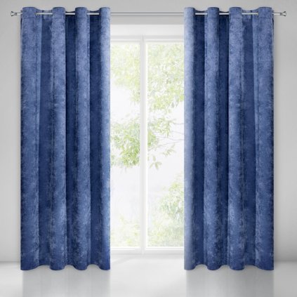 478215 zatemnovaci zaves anisa k modra 140 x 250 cm