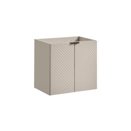 skříňka pod umyvadlo VIVA cashmere 82 60 2d cerné uchytky