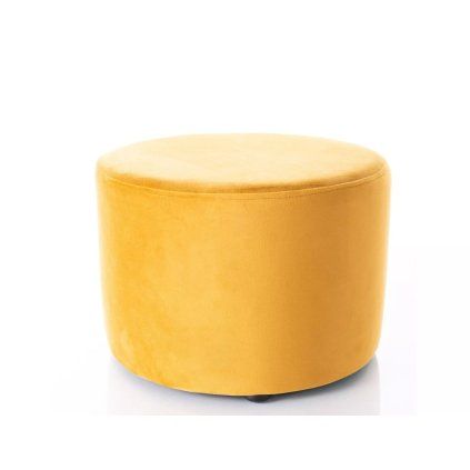 dokonalá taburetka DOTI A VELVET, v designu curry