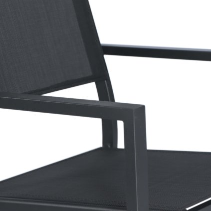moderní hliníková židle ditte detail