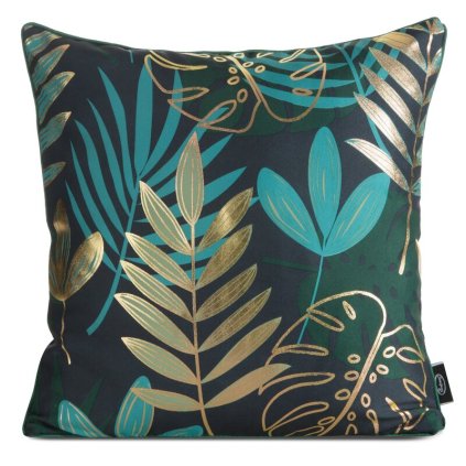 541575 obliecka na vankus malta tmavozelena zlata 45 x 45 cm