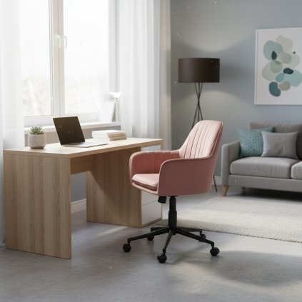 pěkná-kancelarkse-stolická-q-886-staroruzová