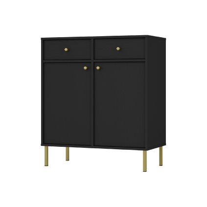 jednoducha-komoda-yeddo-2f2s-v-dokonalém-černém-designu