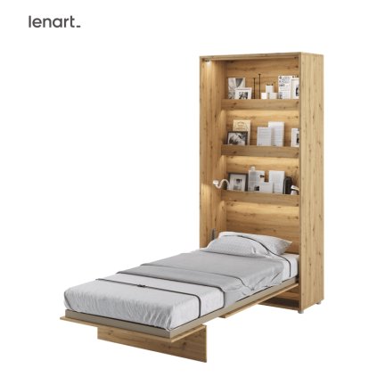 Jednolůžková postel BC 03 90 x 200 cm v provedení dub artisan