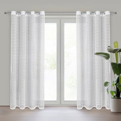 559881 zaclona carmen k biela 140 x 250 cm