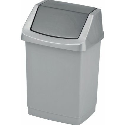 prakticky odpadkový kos click it 25l stříbrná
