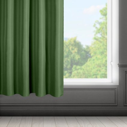 499385 zaves rita p tmavozelena 140 x 175 cm