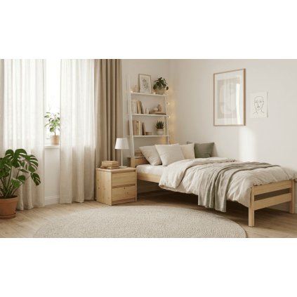 dětská postel z borovice alex