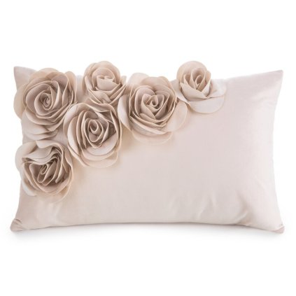 590448 obliecka na vankus flores 1 pudrovoruzova 30 x 50 cm