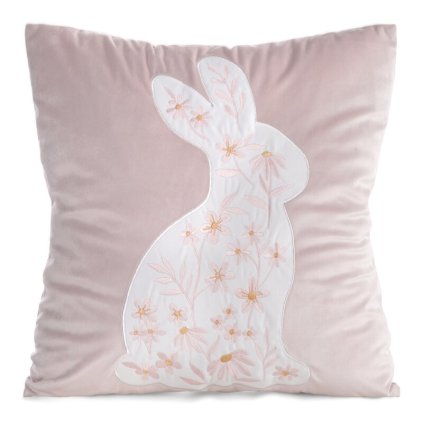 598145 velkonocna obliecka na vankus easter 132 svetla ruzova 45 x 45 cm