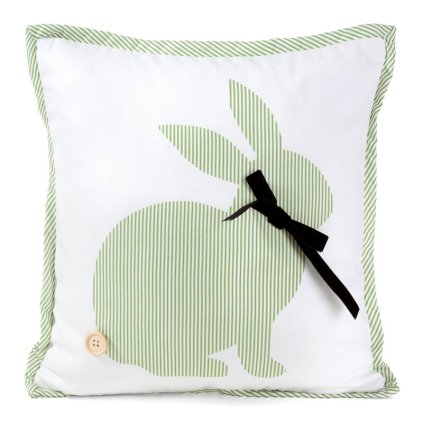 597803 velkonocna obliecka na vankus easter 137 biela zelena 45 x 45 cm