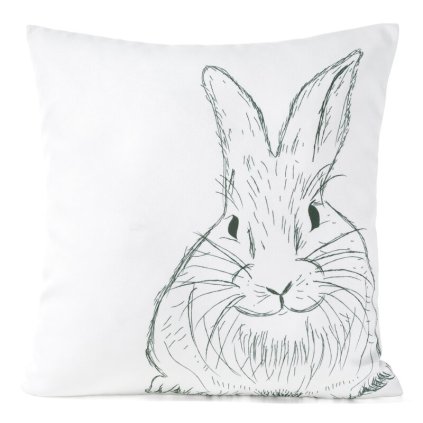 597800 velkonocna obliecka na vankus easter 139 biela zelena 45 x 45 cm