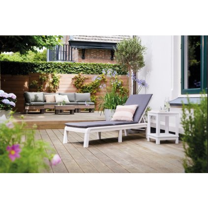 Baleary lehátko světle šedé moderně