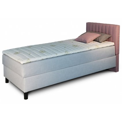 moderní calunena postel nově 80x200 pravý roh