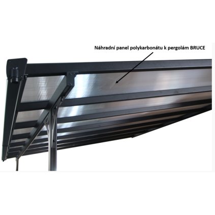 Náhradní panel polykarbonátu o délce 3010mm a šířce 605mm