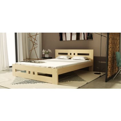 Dřevěná postel Roma