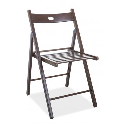 Skládací židle Smart II v provedení tmavý ořech
