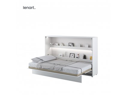 Sklápěcí postel Lenart BED CONCEPT BC 05 bílý lesk 120 x 200 cm
