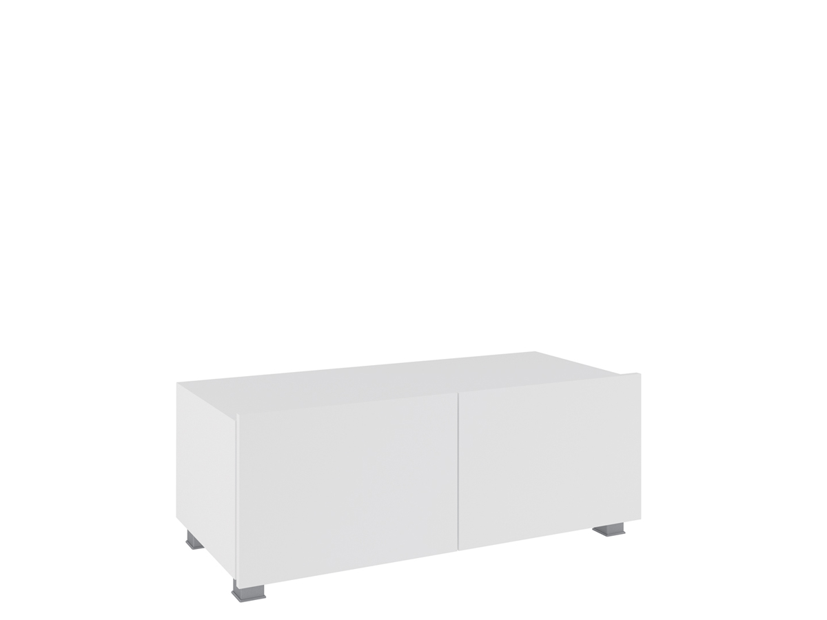ArtGiB TV stolek 100 CALABRINI C-11 Barva: Bílá / bílý lesk