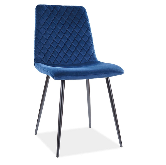 Levně Signal Židle IRYS VELVET Barva: Bluvel 86 / granátová modrá