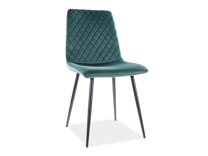 Levně Signal Židle IRYS VELVET Barva: Bluvel 78 / tmavě zelená
