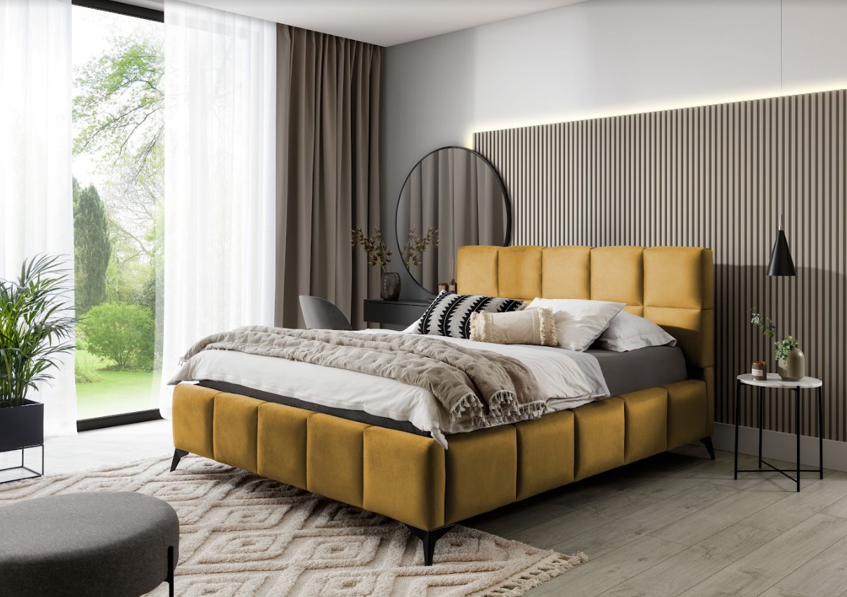 Artelta Manželská postel MIST | 140 x 200 cm barevné provedení: Nube 45
